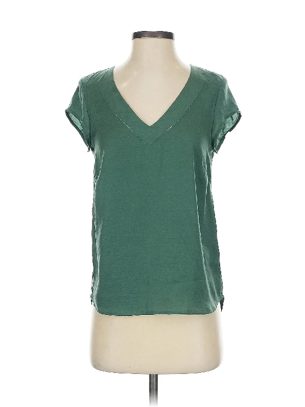 Short Sleeve Blouse Business Casual Blouse