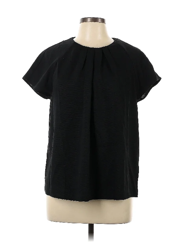 Short Sleeve Blouse Subtle Shimmer Blouse