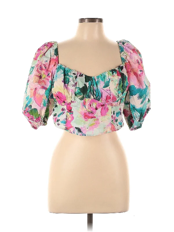 Short Sleeve Blouse Lightweight Linen Blouse