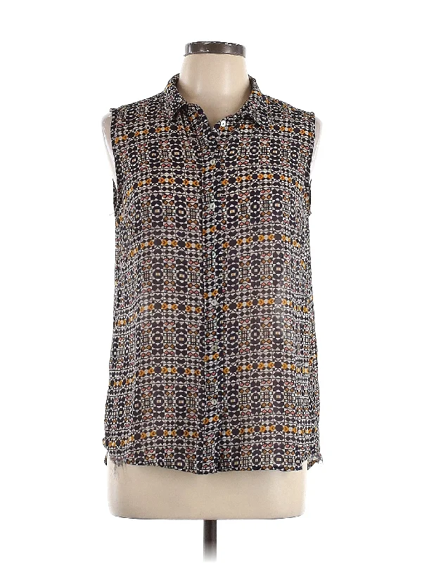 Sleeveless Blouse Feminine Puff Blouse