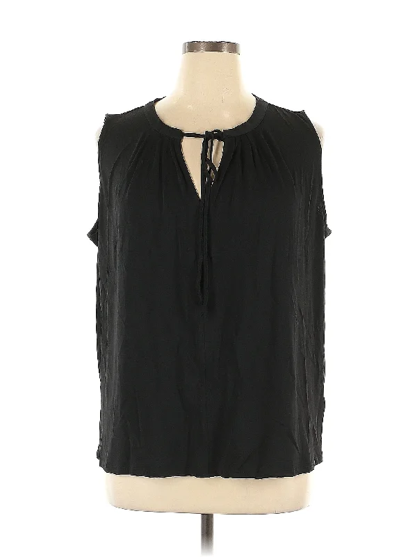 Sleeveless Blouse Elegant Office Blouse