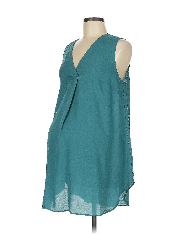 Sleeveless Blouse Chic Square Blouse