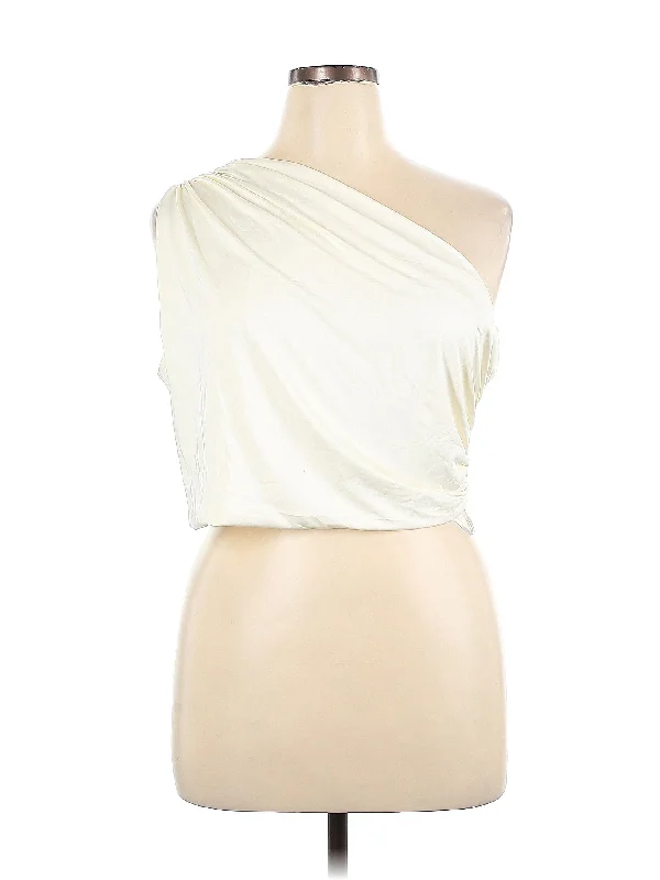 Sleeveless Blouse Elegant Lace Blouse