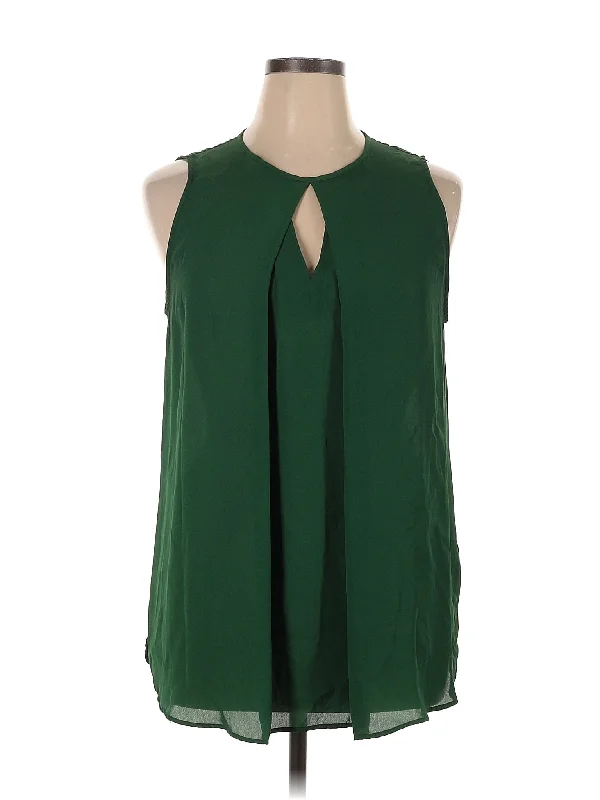 Sleeveless Blouse Off-Shoulder Wrap Blouse