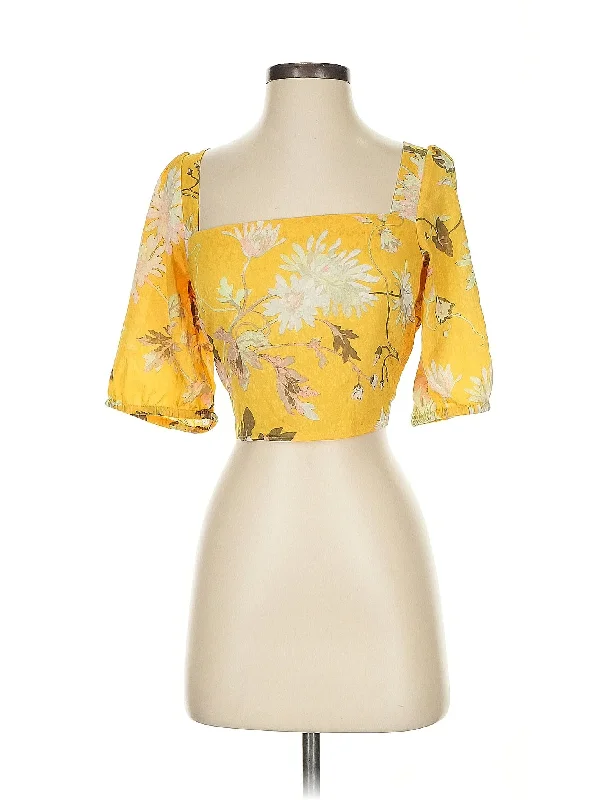 Sleeveless Blouse Feminine Puff Blouse