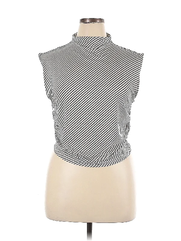 Sleeveless Blouse Puff Sleeve Blouse