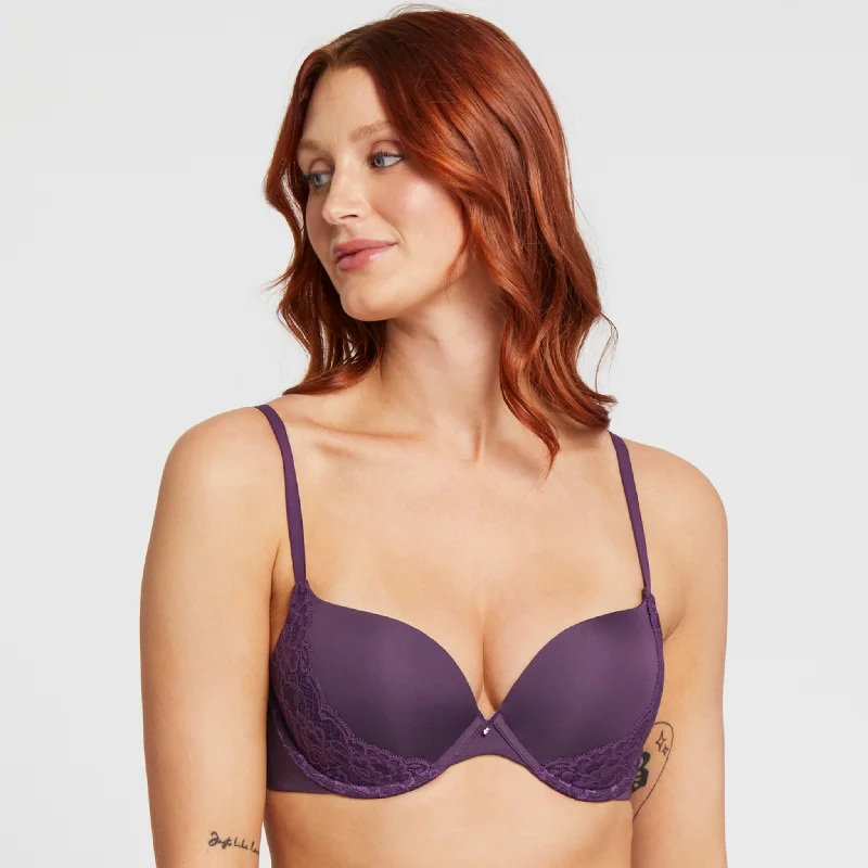 Allure Push-Up T-Shirt Bra | Pinot Mesh Fabric Canvas Fabric Denim Fabric