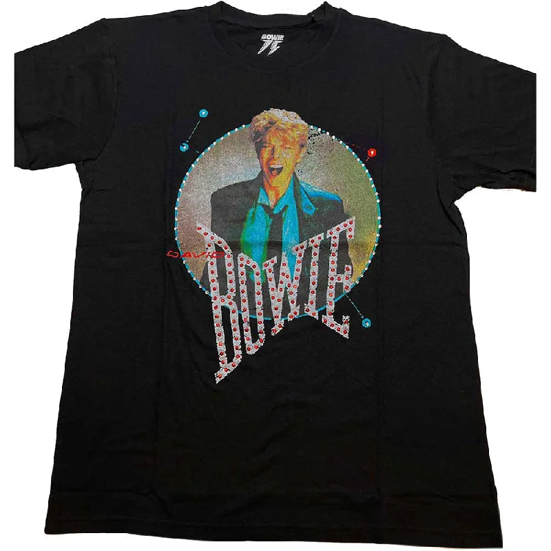 David Bowie | Official Band T-Shirt | Vintage '83 (Diamante) Sequined Glittery Shiny