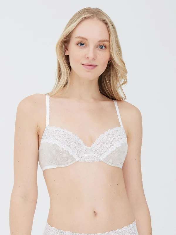 Dare Dot Demi T-Shirt Bra Jersey Fabric Tulle Fabric Batik Fabric