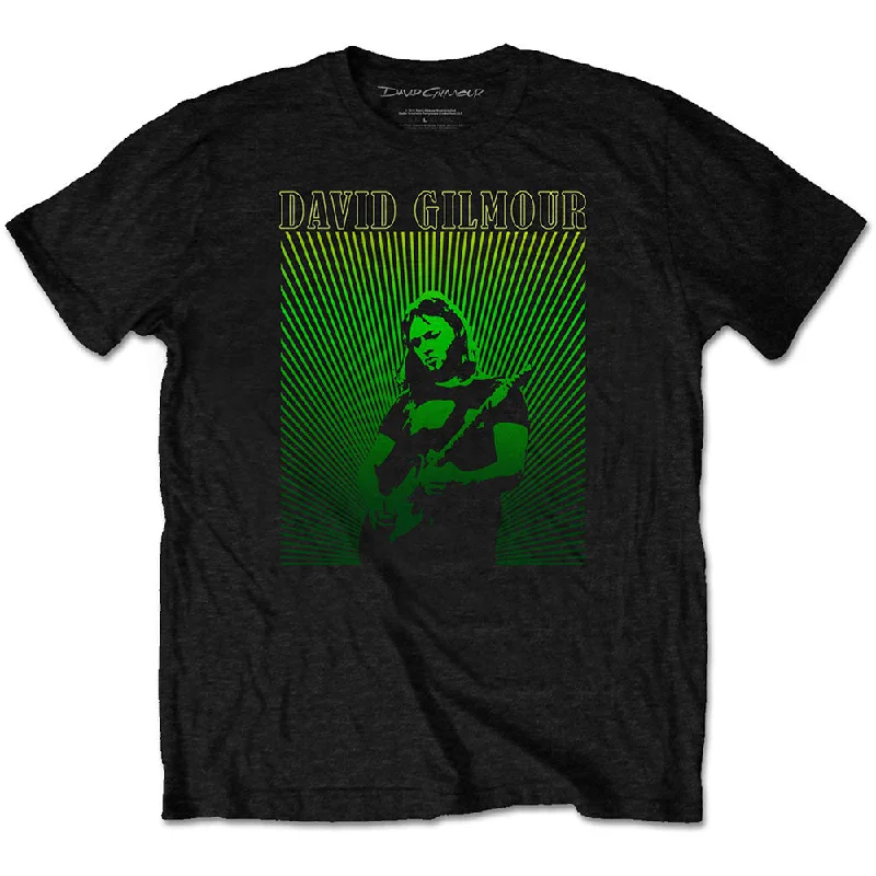 David Gilmour | Official Band T-Shirt | Rays Gradient Polka Dot Checkered Tartan