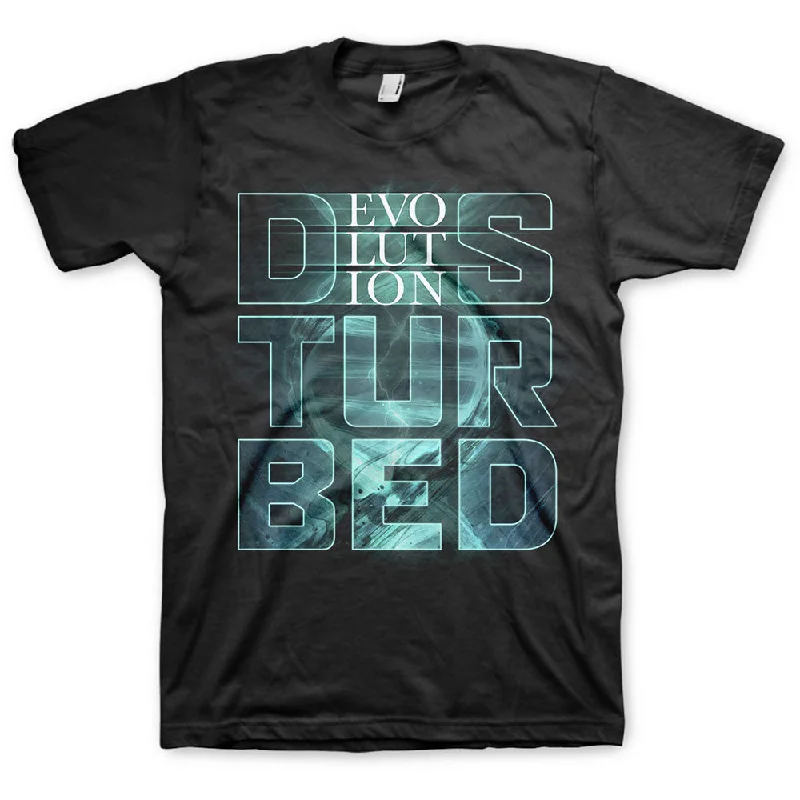 Disturbed | Official Band T-Shirt | Evolution Front Pockets Side Pockets Patch Pockets