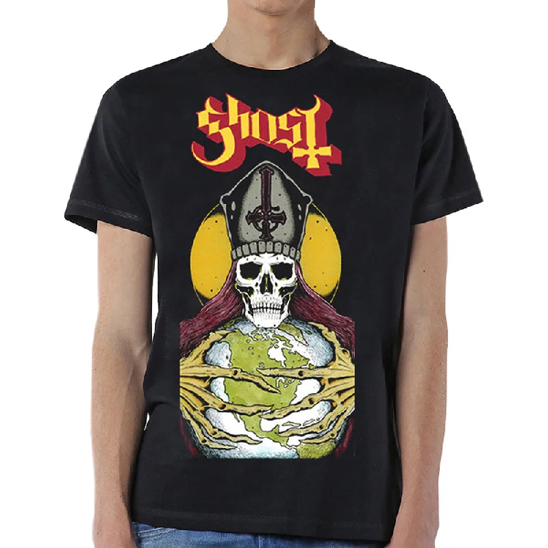 Ghost | Official Band T-Shirt | Blood Ceremony Polka Dot Checkered Tartan