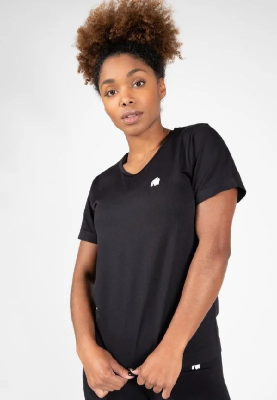 Gorilla Wear Neiro Seamless T-Shirt - Black Layered Multi-layer Single Layer