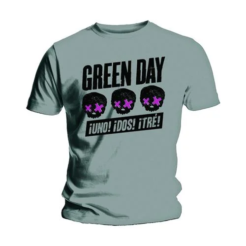 Green Day | Official Band T-Shirt | Three Heads Better Than One Iron Safe Non-Iron Wrinkle Free Green Day | Official Band T-Shirt | Three Heads Better Than One Iron Safe Non-Iron Wrinkle Free