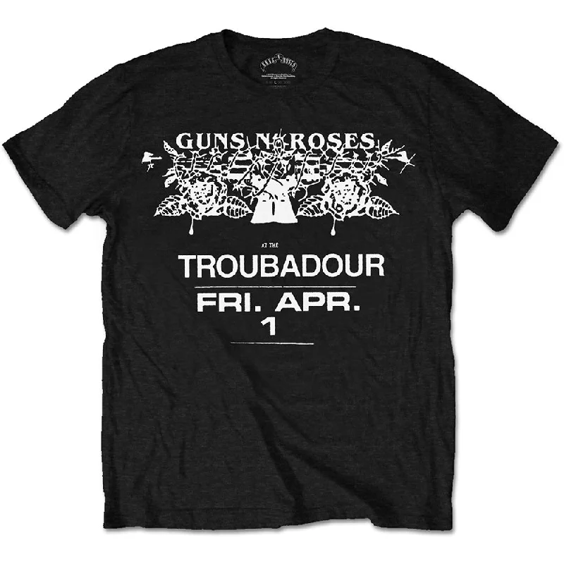 Guns N' Roses | Official Band T-Shirt | Troubadour Flyer Casual Formal Business
