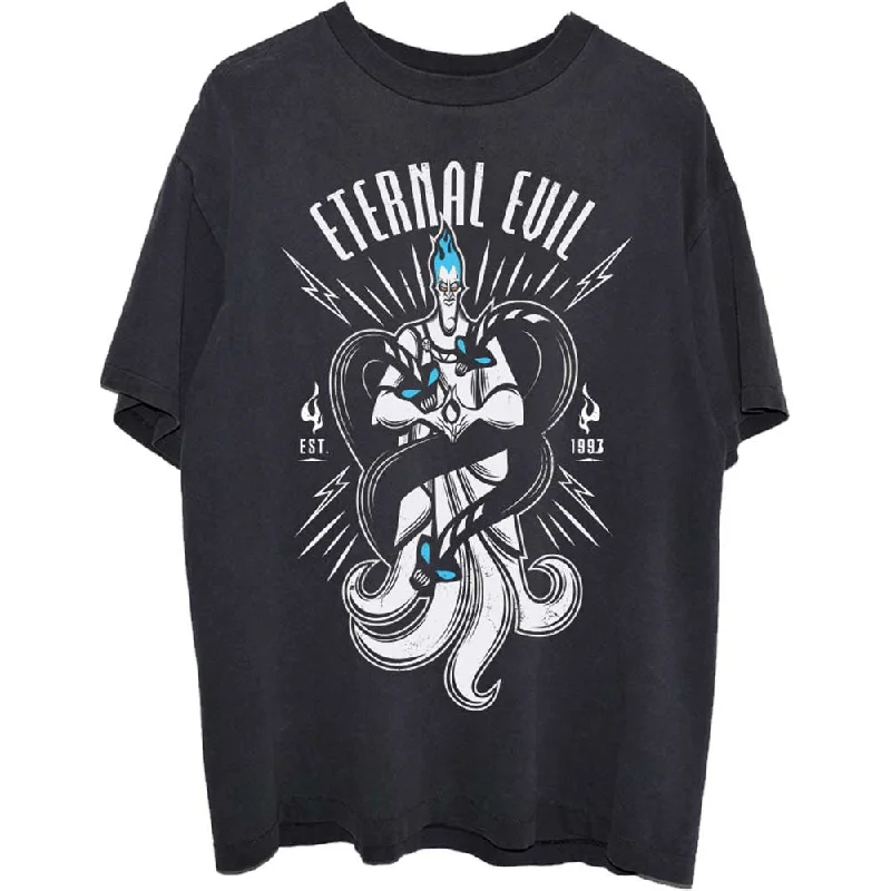 Disney | Official Band T-Shirt | Hercules Hades Eternal Evil Graphic Embroidered Appliqued