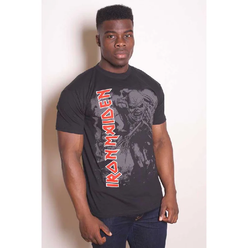 Iron Maiden | Official Band T-Shirt | Hi-Contrast Trooper Fitted T-Shirt Seamless Stretchy Iron Maiden | Official Band T-Shirt | Hi-Contrast Trooper Fitted T-Shirt Seamless Stretchy
