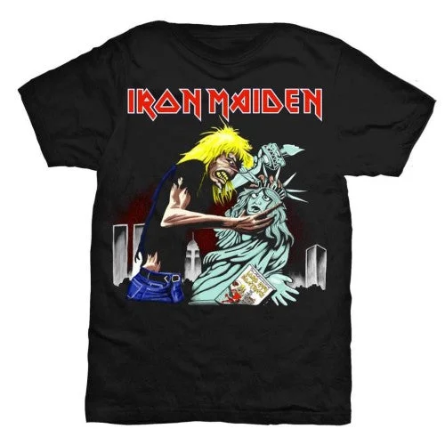 Iron Maiden | Official Band T-Shirt | New York Solid Print Embellished