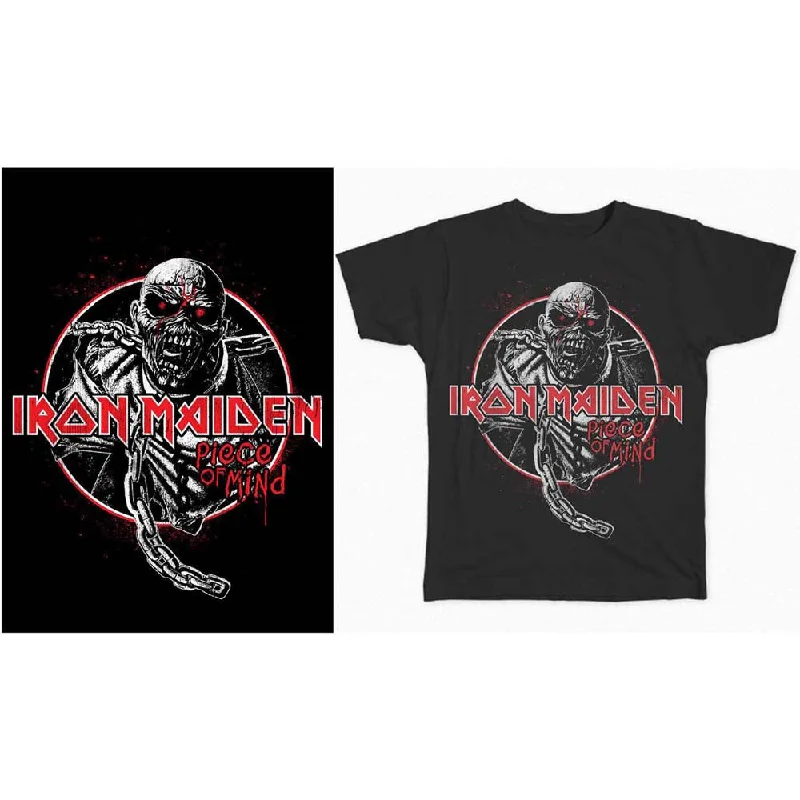 Iron Maiden | Official Band T-Shirt | Piece of Mind Circle Lace Blend Ribbed Blend Corduroy Blend Iron Maiden | Official Band T-Shirt | Piece of Mind Circle Lace Blend Ribbed Blend Corduroy Blend