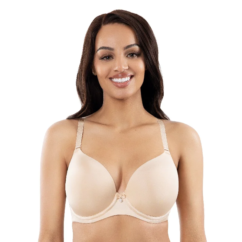 Elise Seamless T-Shirt  Bra - Bare Terry Blend Velvet Blend Canvas Blend