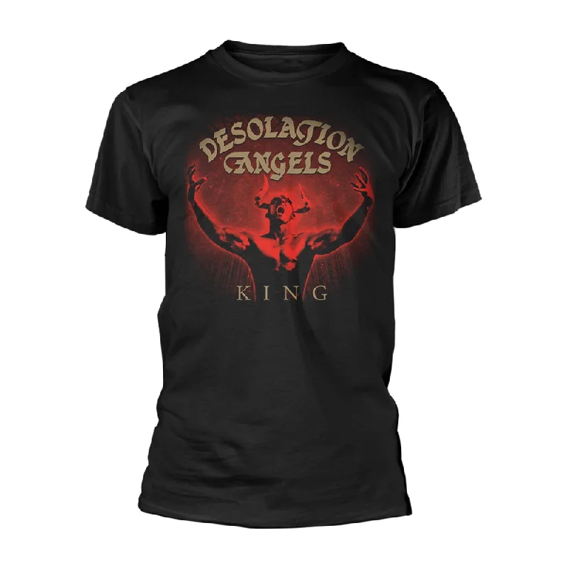 Desolation Angels Unisex T-shirt: King Striped Floral Plaid