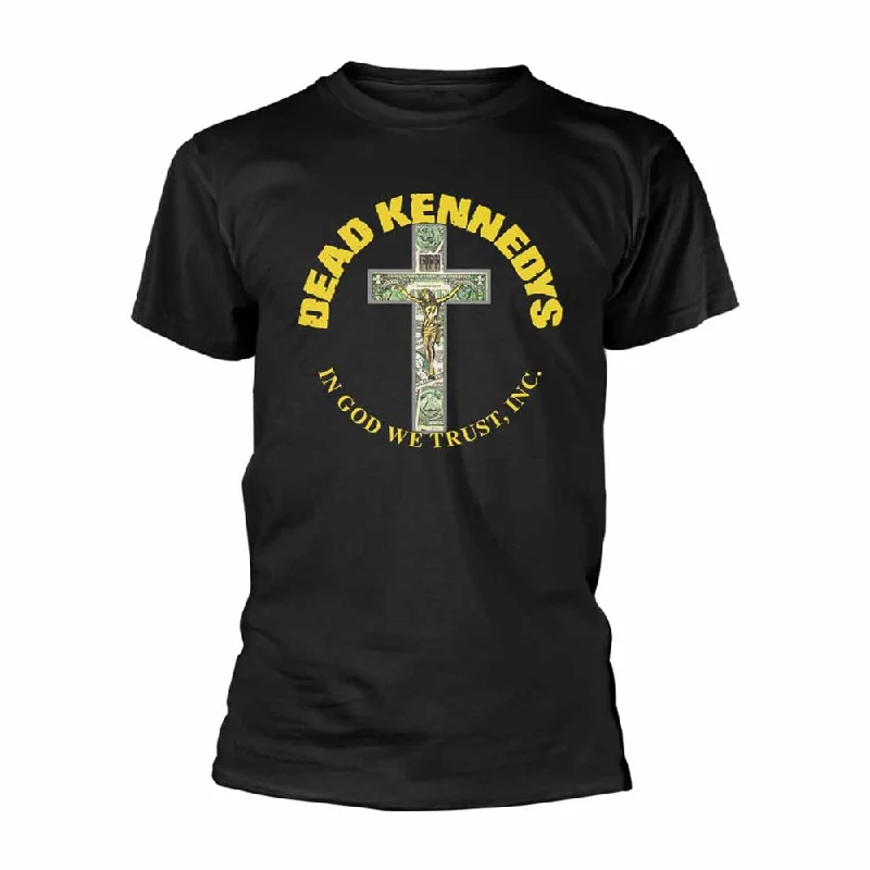 Dead Kennedys Unisex T-shirt: In God We Trust 2 Ribbed T-Shirt High Neck Heavyweight