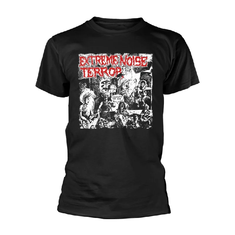 Extreme Noise Terror Unisex T-shirt: Holocaust Satin Fabric Silk Fabric Chiffon Fabric Extreme Noise Terror Unisex T-shirt: Holocaust Satin Fabric Silk Fabric Chiffon Fabric