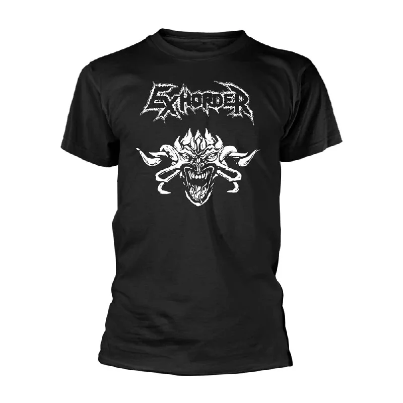 Exhorder Unisex T-shirt: Demons Solid Print Embellished