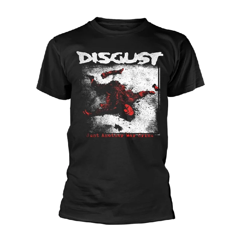 Disgust Unisex T-shirt: Just Another War Crime Chenille Fabric Brocade Fabric Lace Fabric