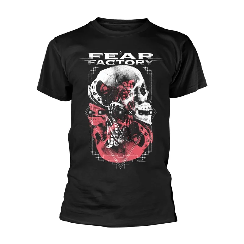 Fear Factory Unisex T-shirt: Genexus Skull Poster Lace Blend Ribbed Blend Corduroy Blend Fear Factory Unisex T-shirt: Genexus Skull Poster Lace Blend Ribbed Blend Corduroy Blend