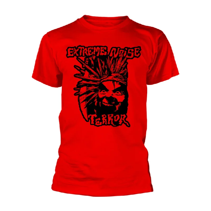 Extreme Noise Terror Unisex T-shirt: Dagger Notch Collar Peter Pan Collar Cowl Neck