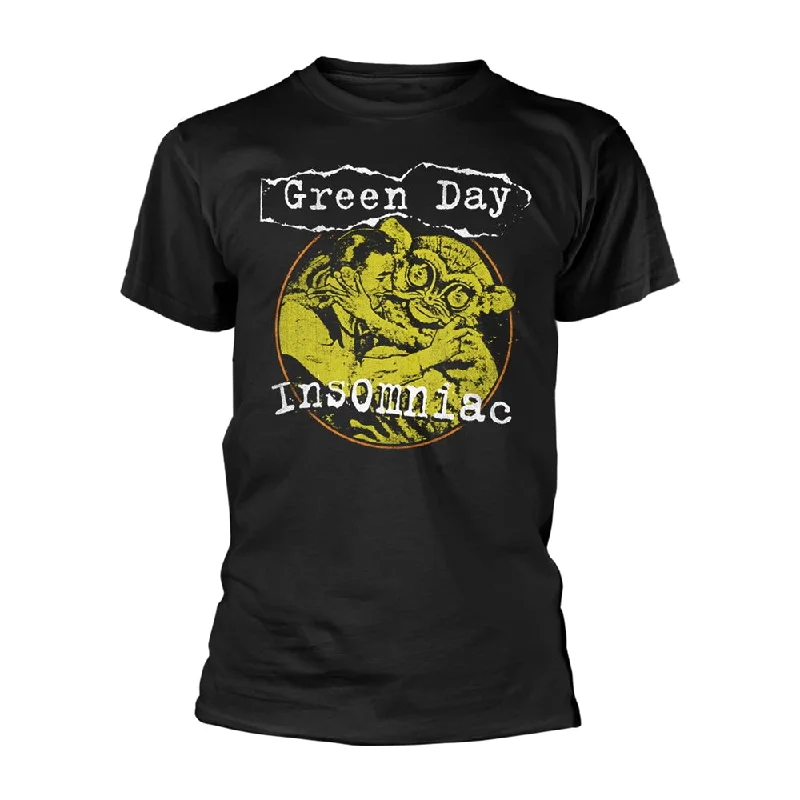 Green Day Unisex T-shirt: Free Hugs Collared Crew Neck Turtle Neck