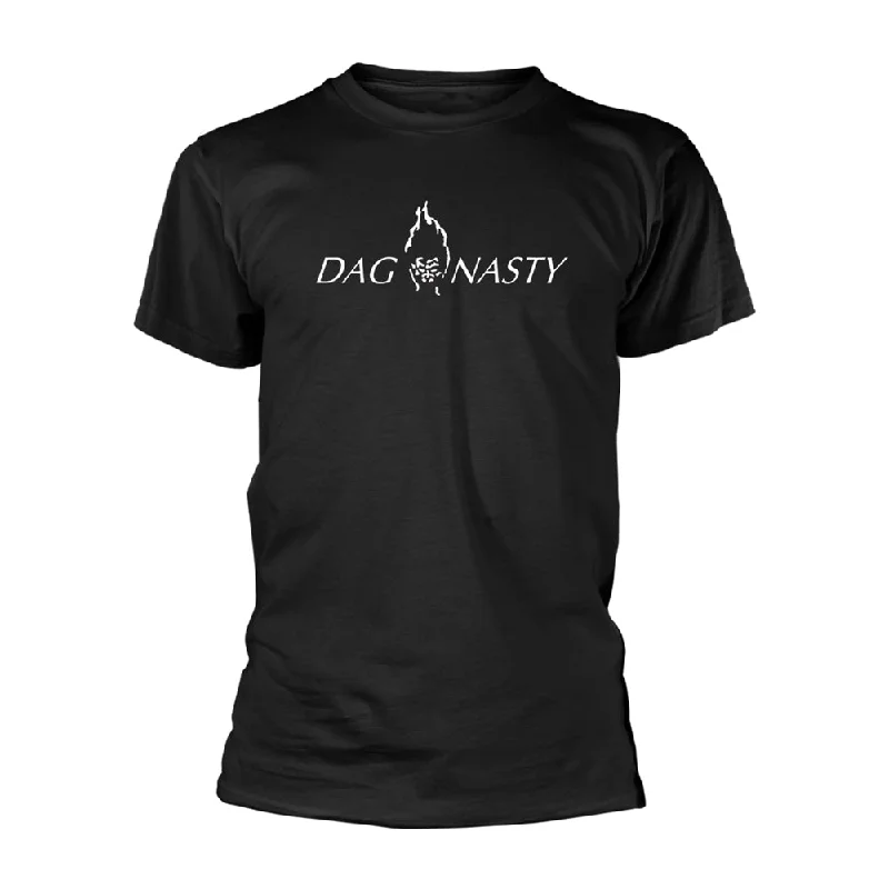 Dag Nasty Unisex T-shirt: Can I Say (back print) Houndstooth Herringbone Solid