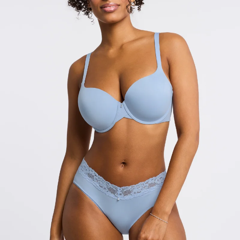 Pure Demi T-shirt Bra | Beach House Knit Fabric Woven Fabric Fleece Fabric