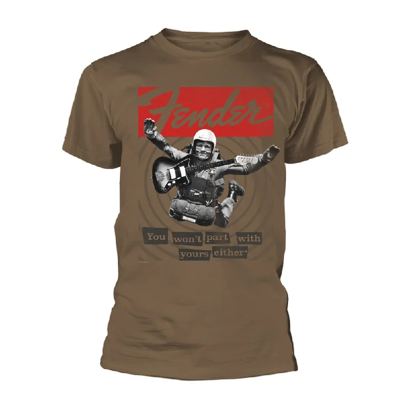 Fender Unisex T-shirt: You Won't Part Welt Pockets Slit Pockets