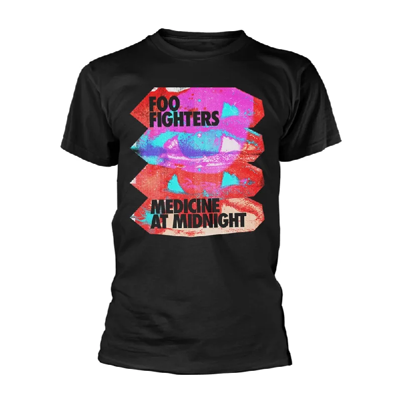 Foo Fighters Unisex T-shirt: Medicine At Midnight Album Welt Pockets Slit Pockets Flap Pockets