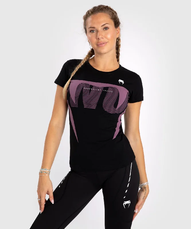 T-Shirt pour Femmes Venum Adrenaline - Purple Notch Collar Peter Pan Collar Cowl Neck