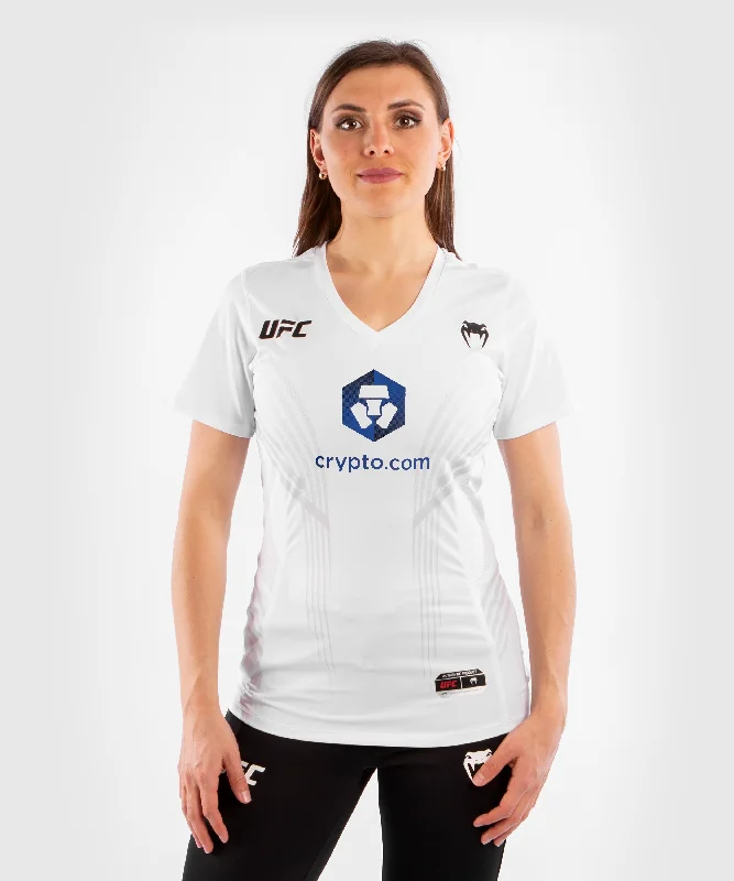 T-shirt Technique Femme UFC Venum Authentic Fight Night - Blanc Anti-Shrink Durable Soft