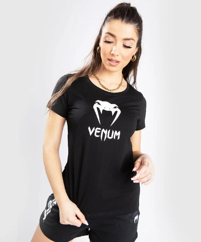 T-Shirt Venum Classic - Pour Femmes - Noir Faux Fur Fabric Real Fur Fabric Shearling Fabric