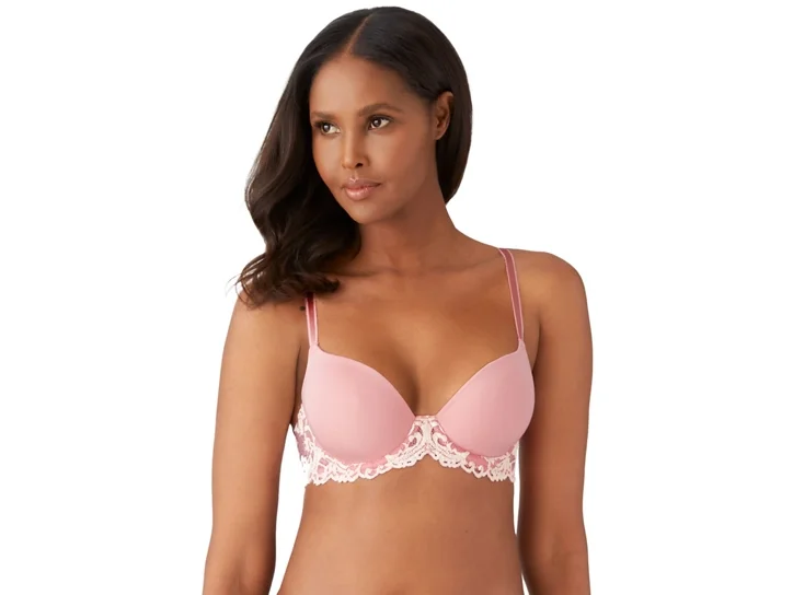 Wacoal Instant Icon T-Shirt Bra (#853322) Hooded Caped Shawl Collar