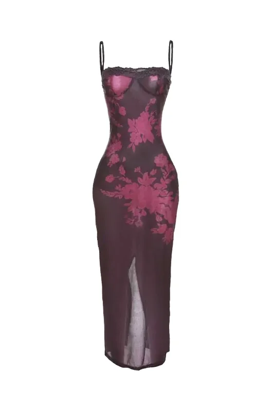 Anastasia Lace Maxi Dress Comfortable Ruffle Maxi Dress