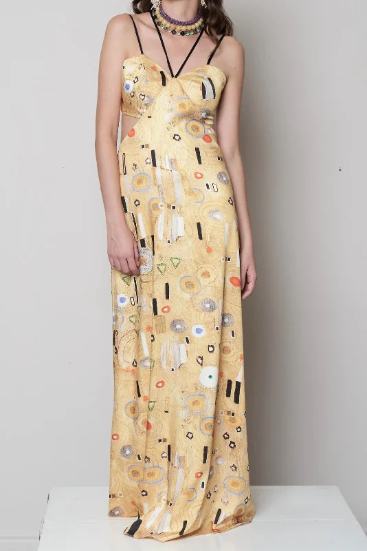 Klimt Maxi Dress Comfortable Bohemian Maxi Dress