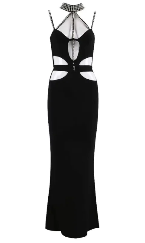 Live Forever Black Rhinestone Sleeveless Spaghetti Strap Mock Neck Halter Harness Cut Out Bodycon Bandage Maxi Dress Comfortable Cotton Maxi Dress Live Forever Black Rhinestone Sleeveless Spaghetti Strap Mock Neck Halter Harness Cut Out Bodycon Bandage Maxi Dress Comfortable Cotton Maxi Dress