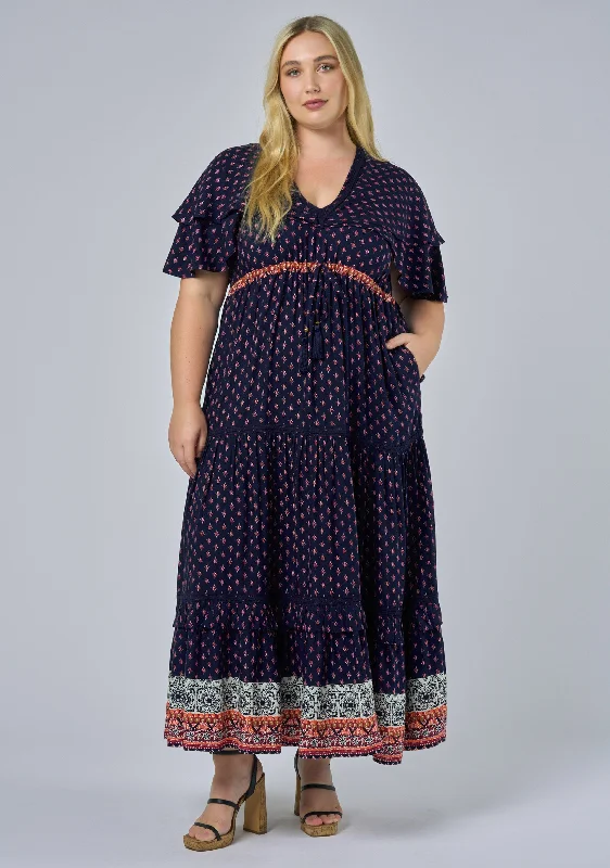 River Runs Dry Maxi Dress Comfortable Maxi Dress with Slits