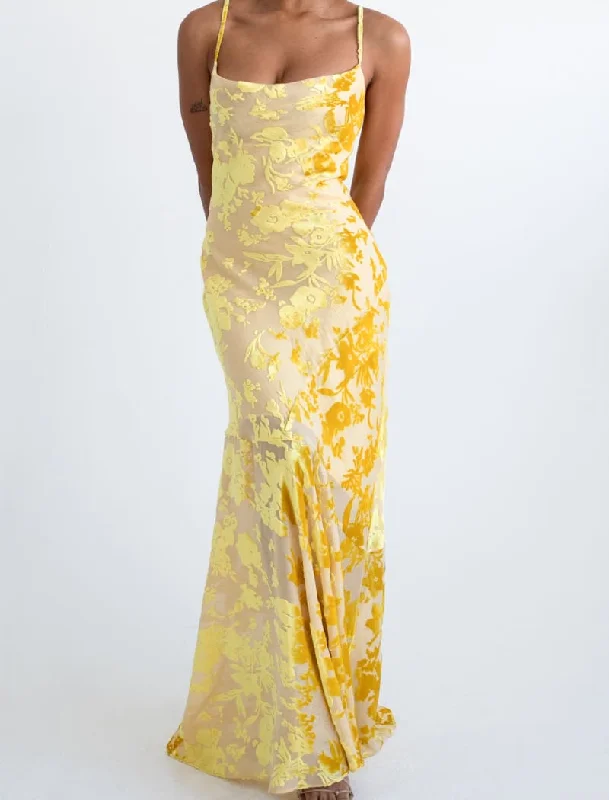 Santeria Maxi Dress Fashionable Asymmetrical Maxi Dress