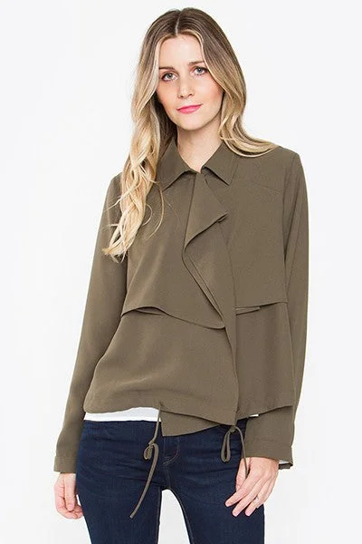 Classy Jacket Satin Jacket Silk Jacket Chiffon Jacket