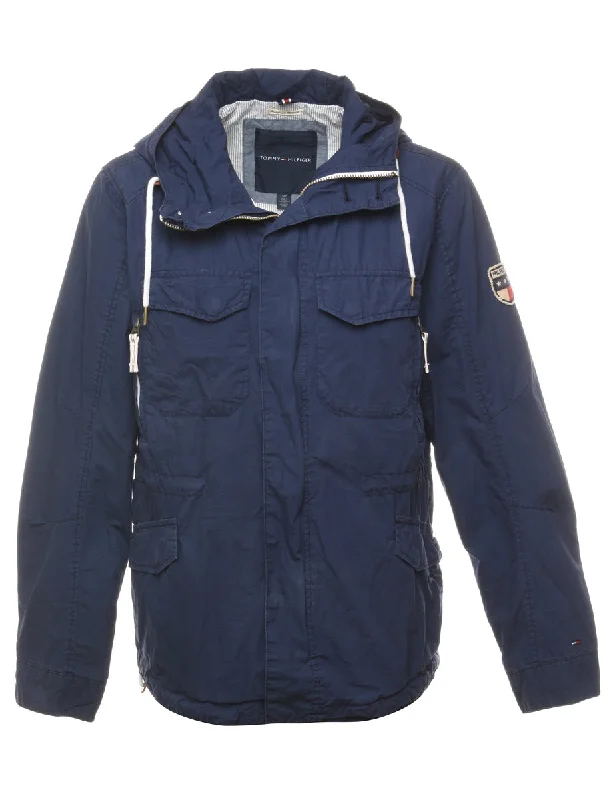Tommy Hilfiger Hooded Jacket - S Striped Jacket Polka Dot Jacket Floral Jacket