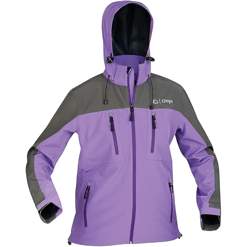 Onyx Women's STR Rain Jacket - Purple Faux Fur Jacket Real Fur Jacket Shearling Jacket Onyx Women's STR Rain Jacket - Purple Faux Fur Jacket Real Fur Jacket Shearling Jacket