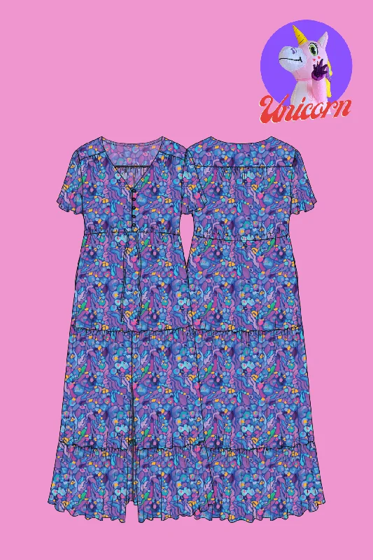 *UNICORN* Bonnie Dress in Reef by Kasey Rainbow