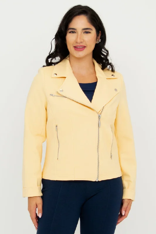 Bryn Jacket, Butter, Modal Insulated Jacket Fitted Jacket Loose Jacket